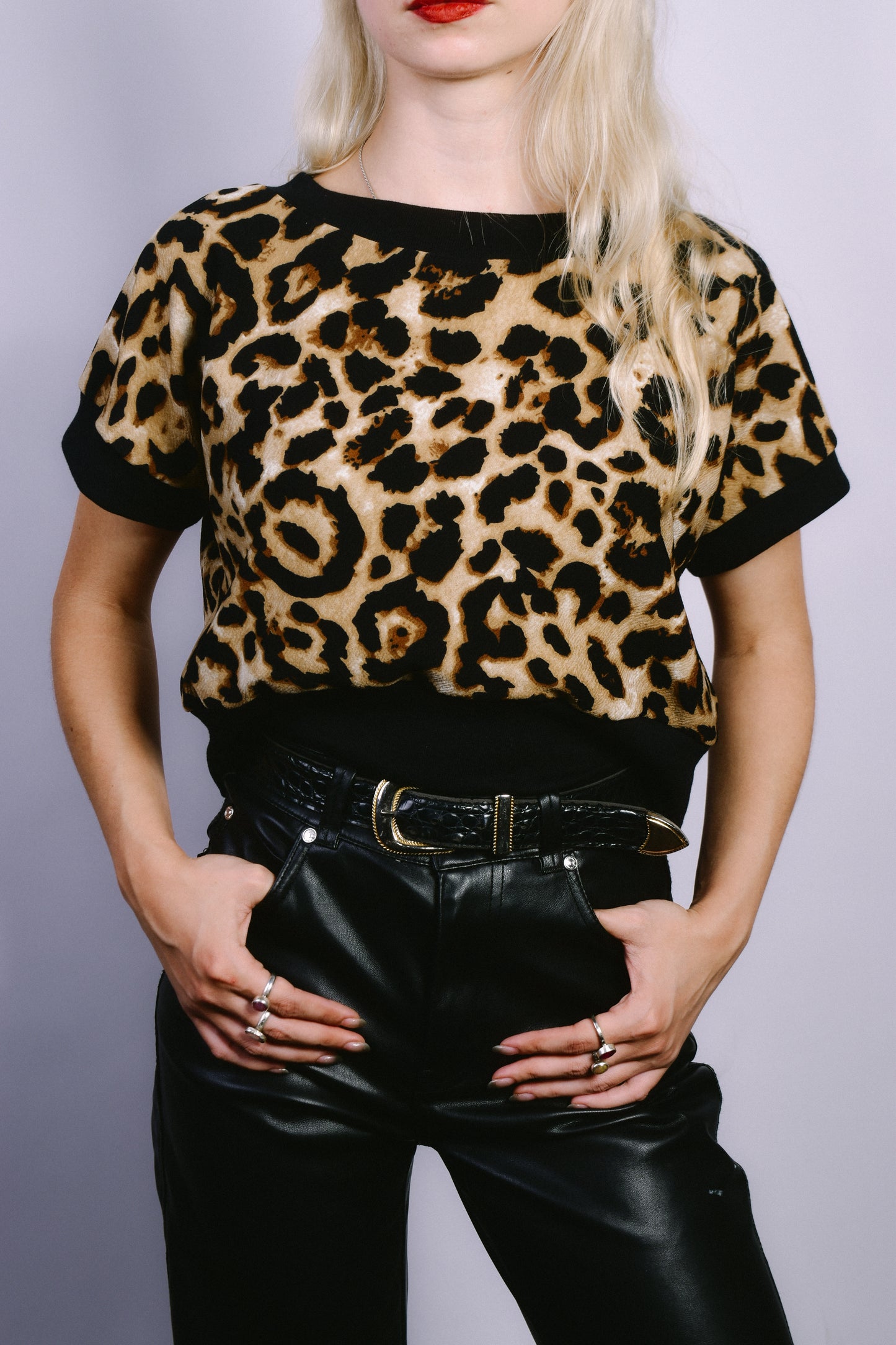 Polera animal print