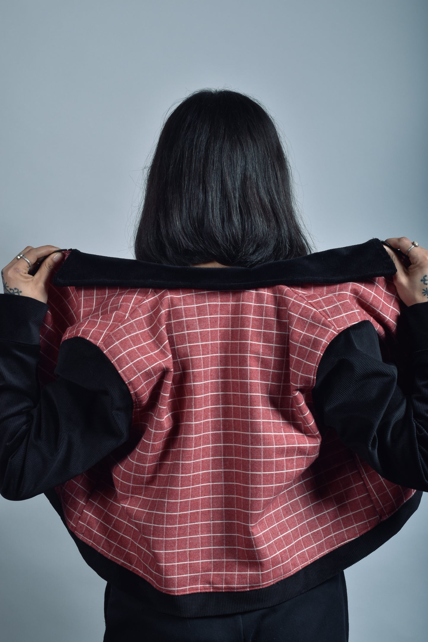 Chaqueta Lanilla cuadros #2