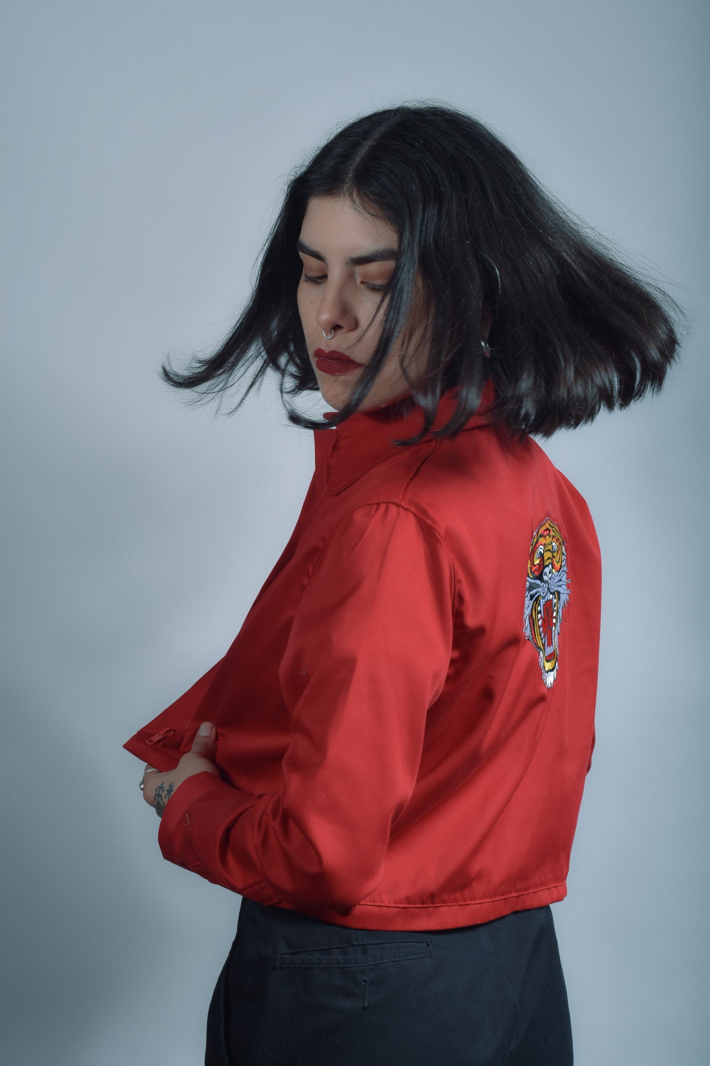 Chaqueta Roja tigre