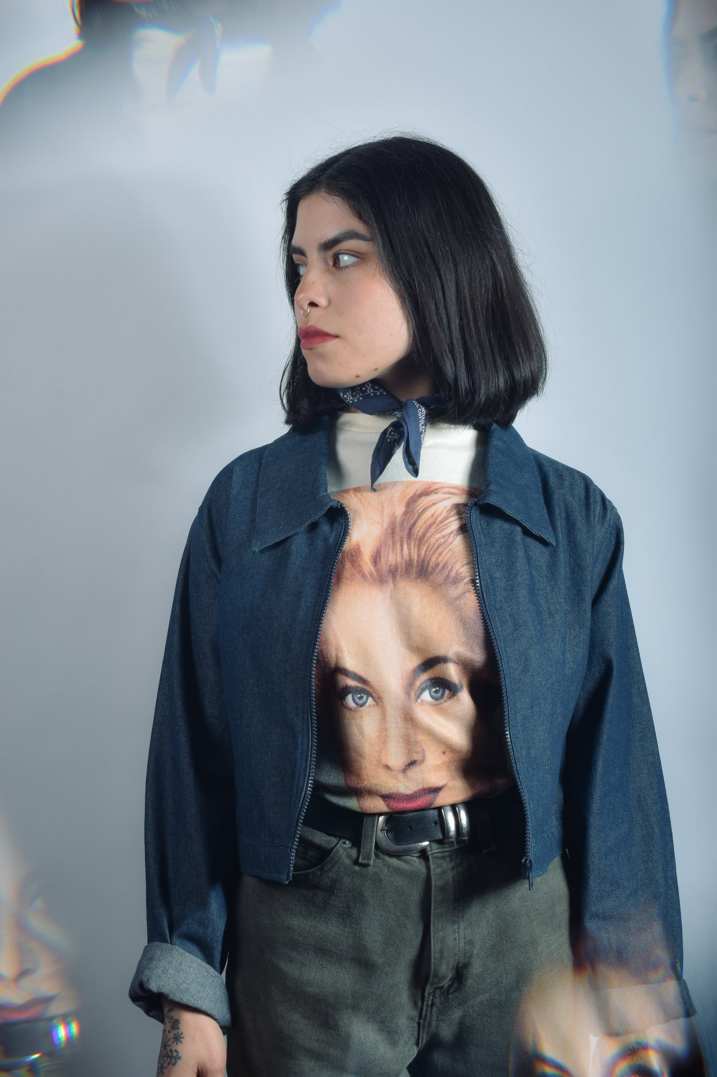 Chaqueta Denim Dragón