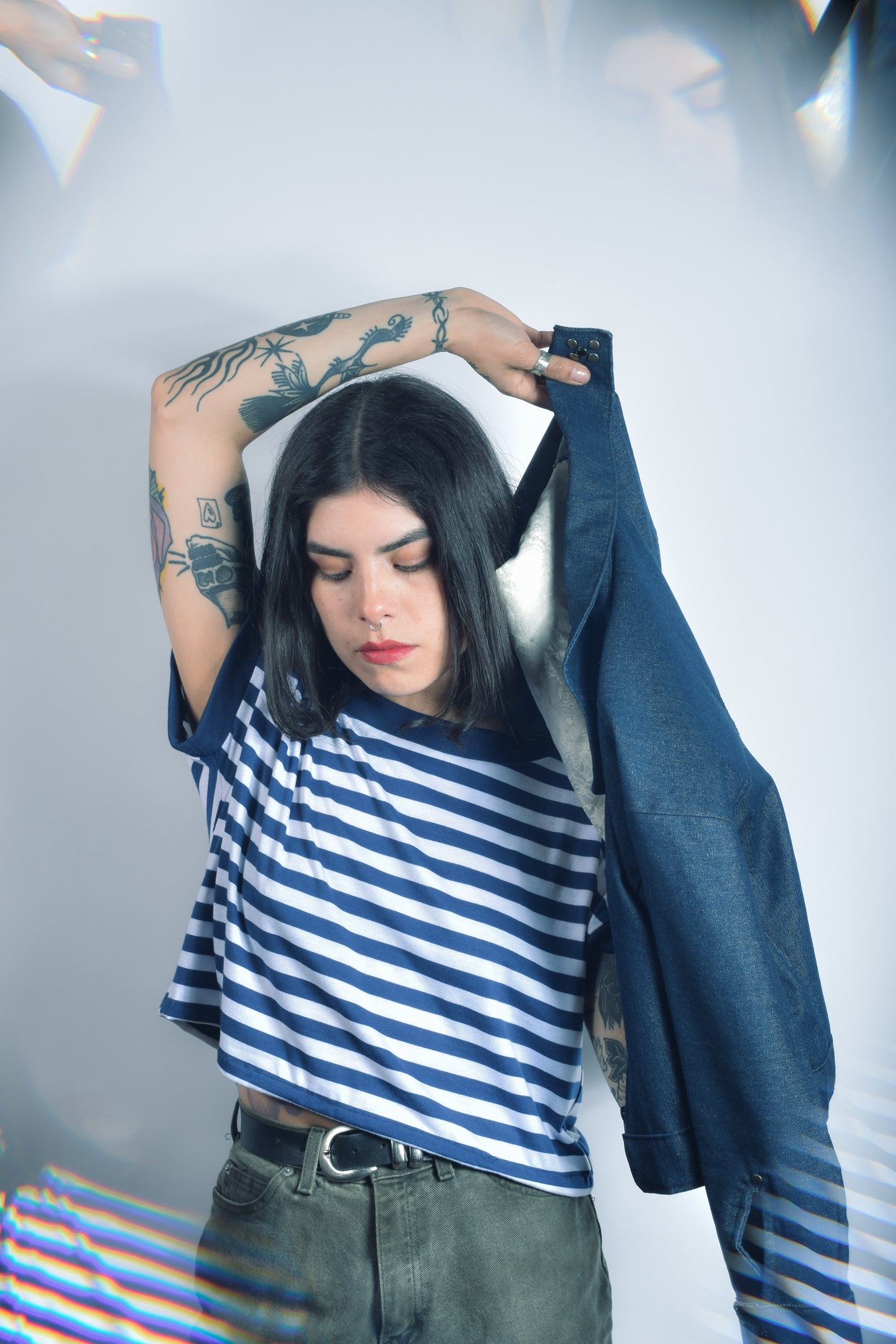 Chaqueta Denim Remaches