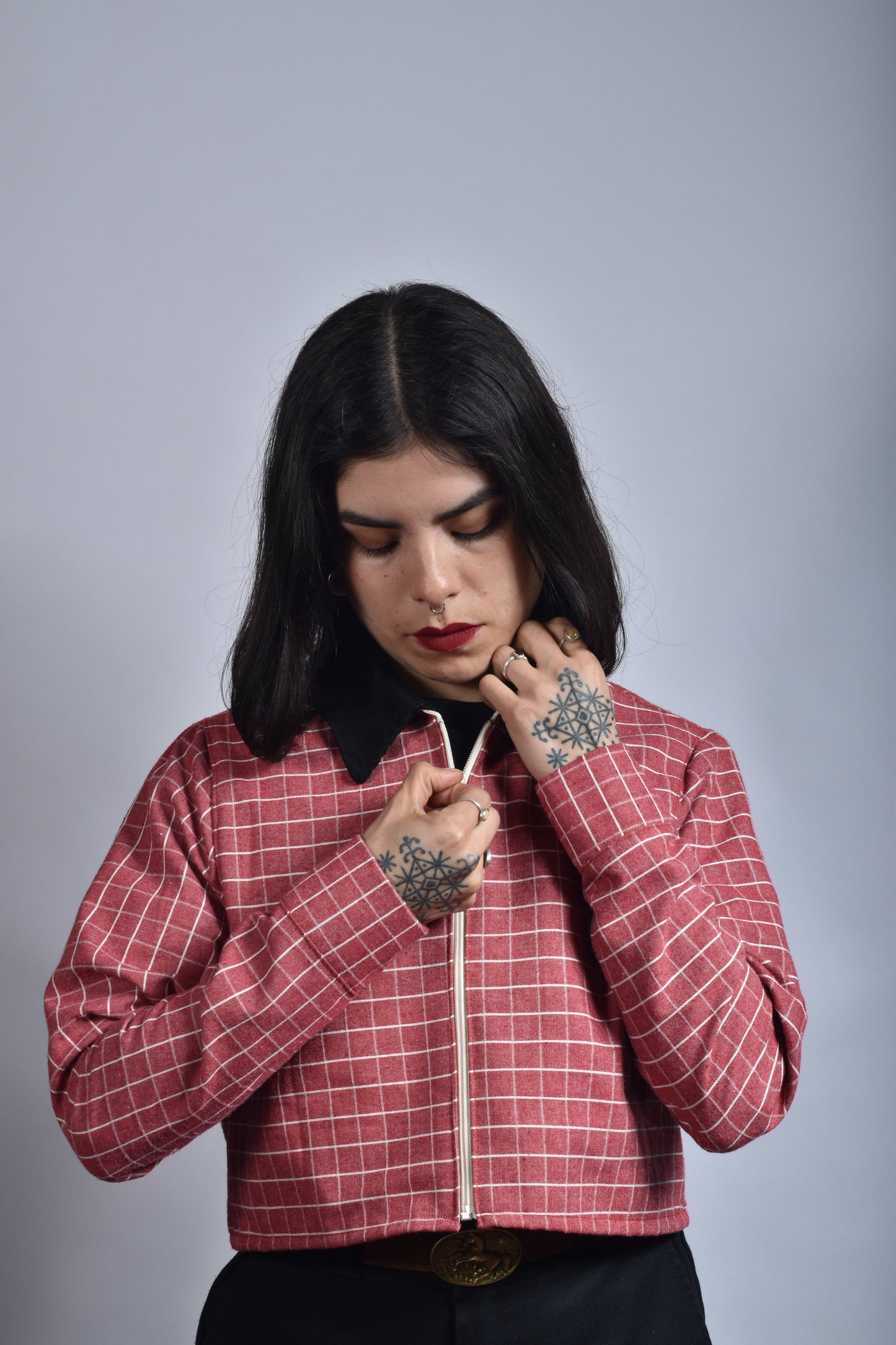 Chaqueta Lanilla cuadros #1