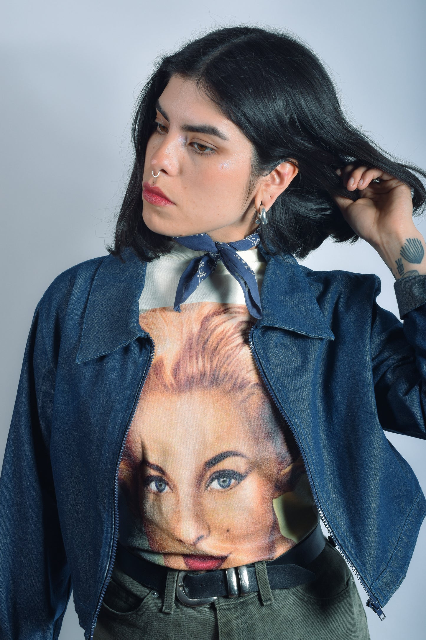 Chaqueta Denim Dragón