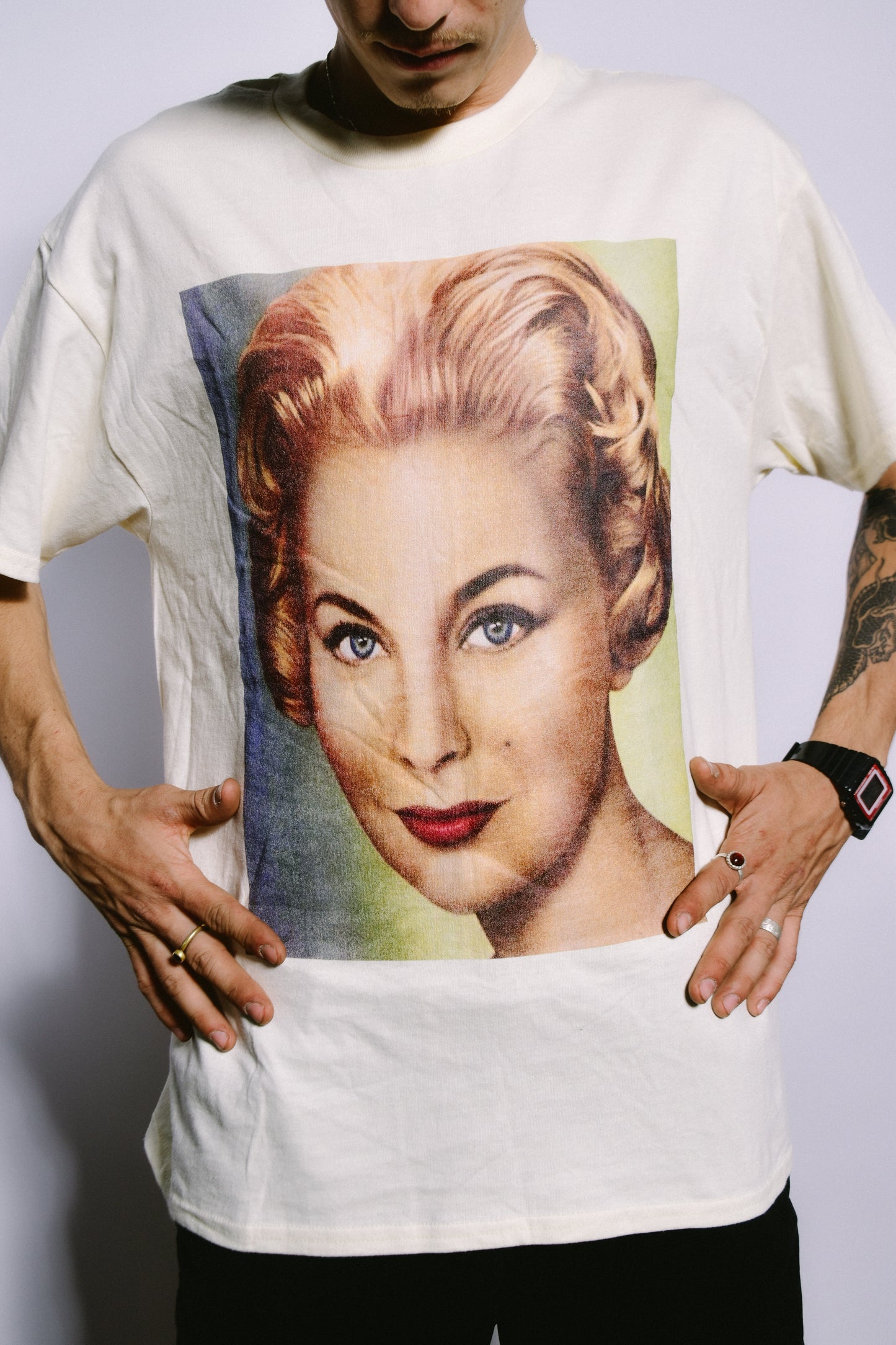 Polera rostro mujer