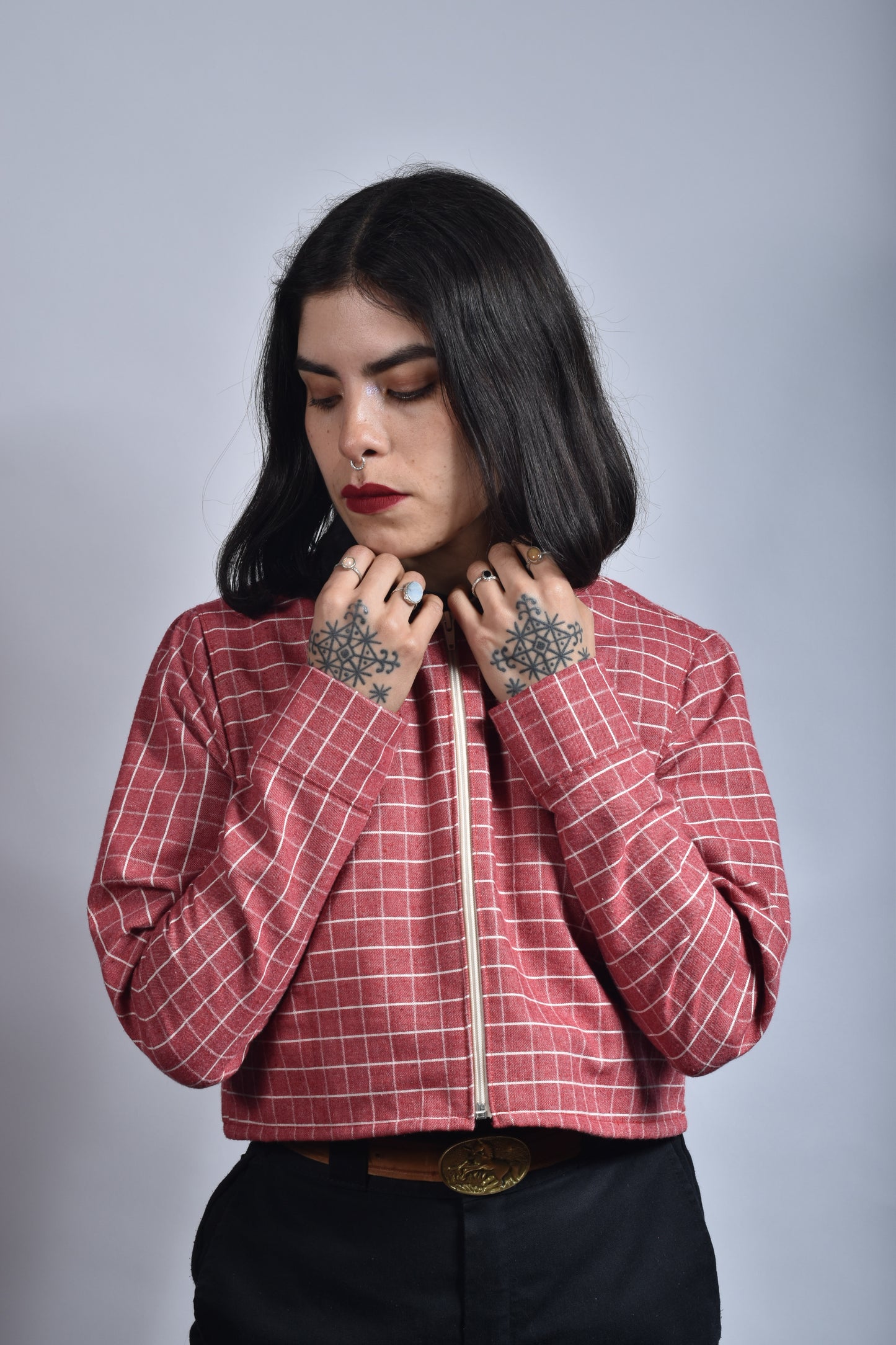 Chaqueta Lanilla cuadros #1