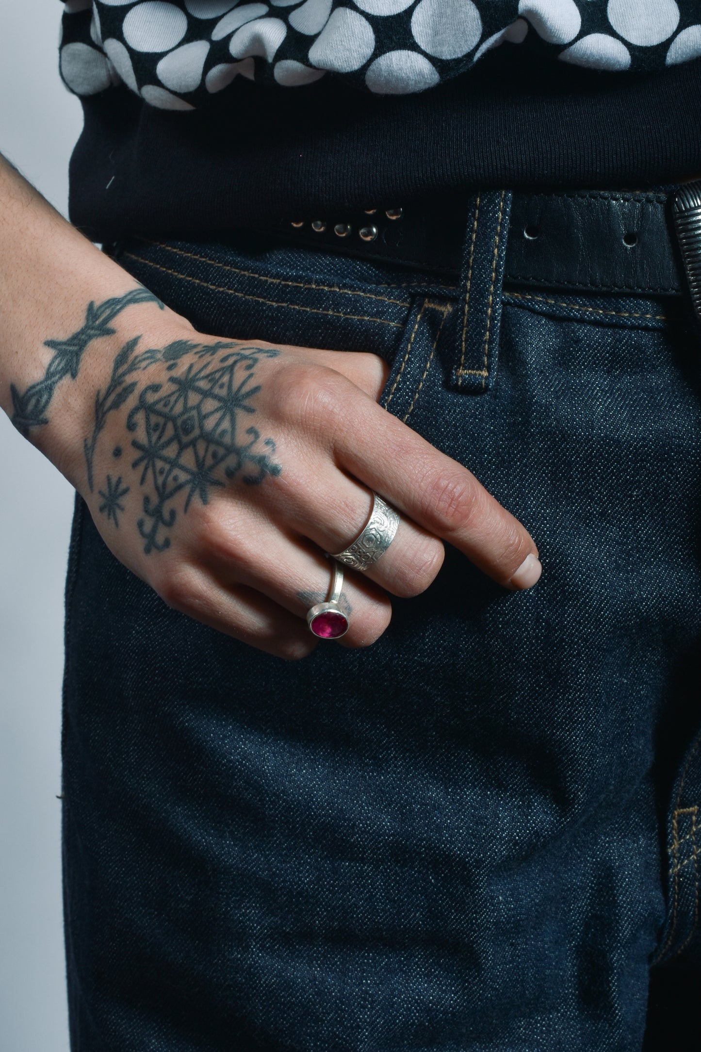Chaqueta sin mangas Denim